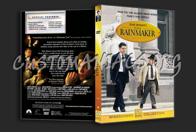 The Rainmaker (1997) dvd cover