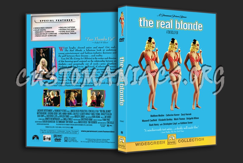 The Real Blonde dvd cover