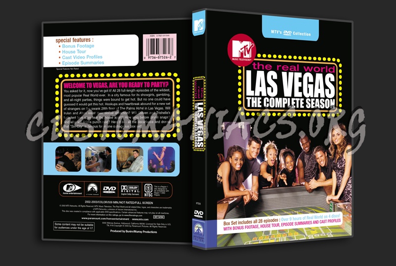 The Real World: Las Vegas The Complete Season dvd cover