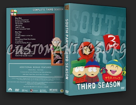 South Park Season 1-12 dvd cover