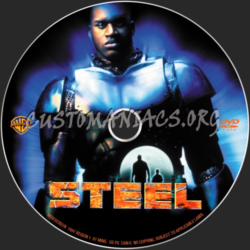 Steel dvd label