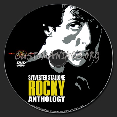 Rocky Anthology dvd label