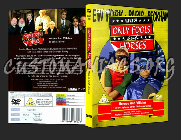 Only Fools And Horses Xmas 3 dvd cover