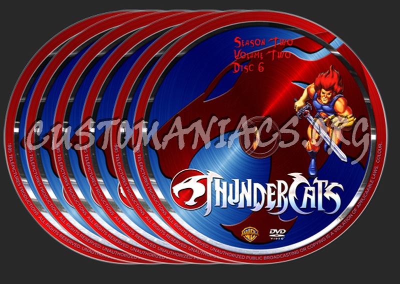 Thundercats Season 2 Volume 2 dvd label