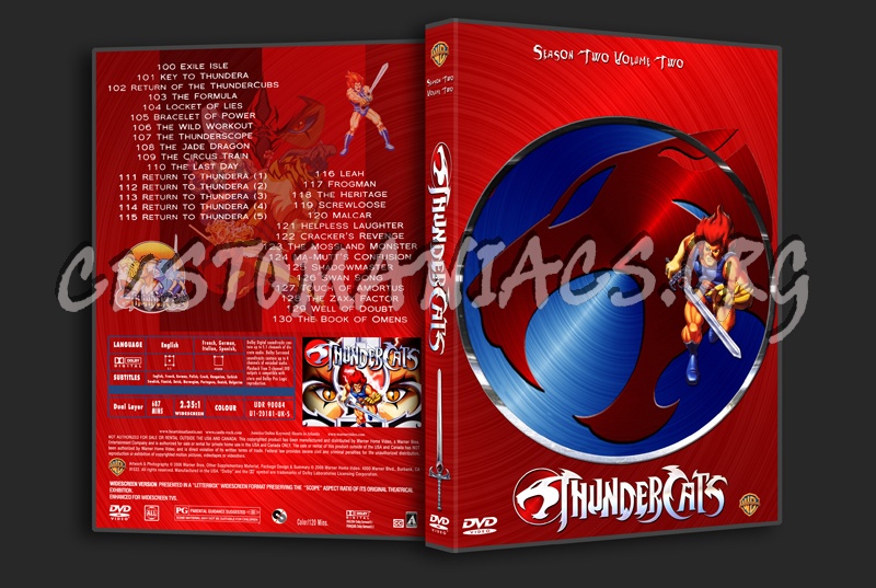 Thundercats Season 2 Volume 2 dvd cover