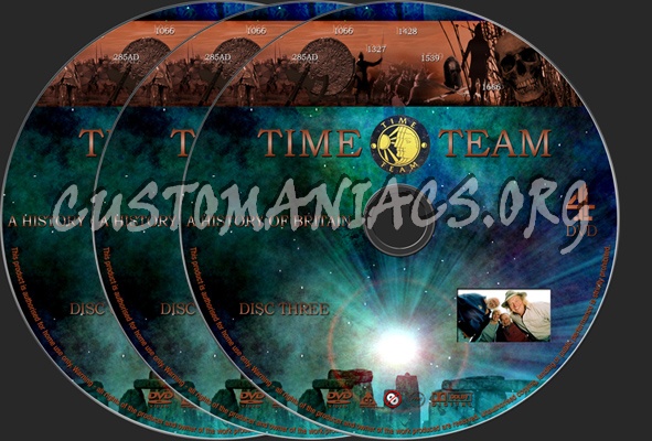 Time Team A History of Britain dvd label