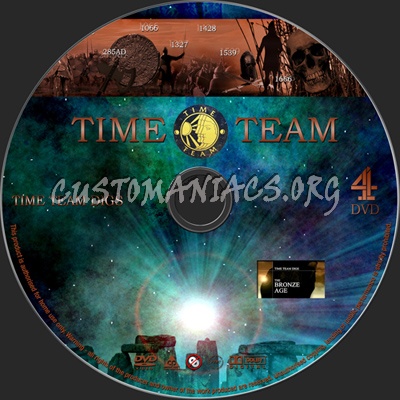 Time Team Digs dvd label