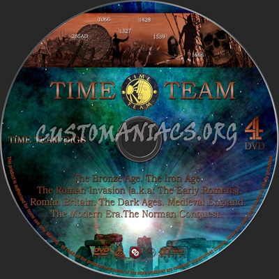 Time Team Digs dvd label