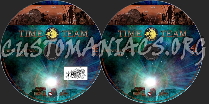 Time Team Chrismas Special 1997 dvd label