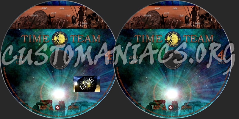 Time Team Live 1997 - 2001 dvd label