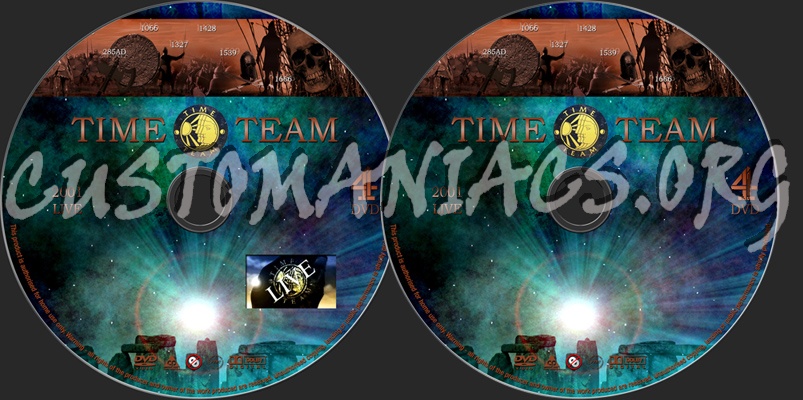 Time Team Live 1997 - 2001 dvd label