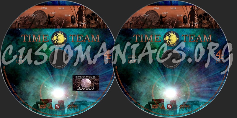 Time Team Live 2003 - 2006 dvd label