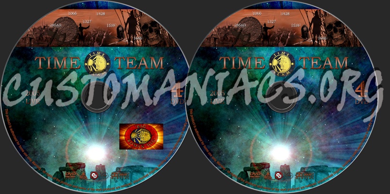 Time Team Live 2003 - 2006 dvd label