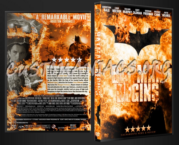 Batman Begins dvd cover