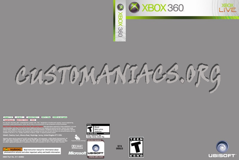 XBox 360 dvd label