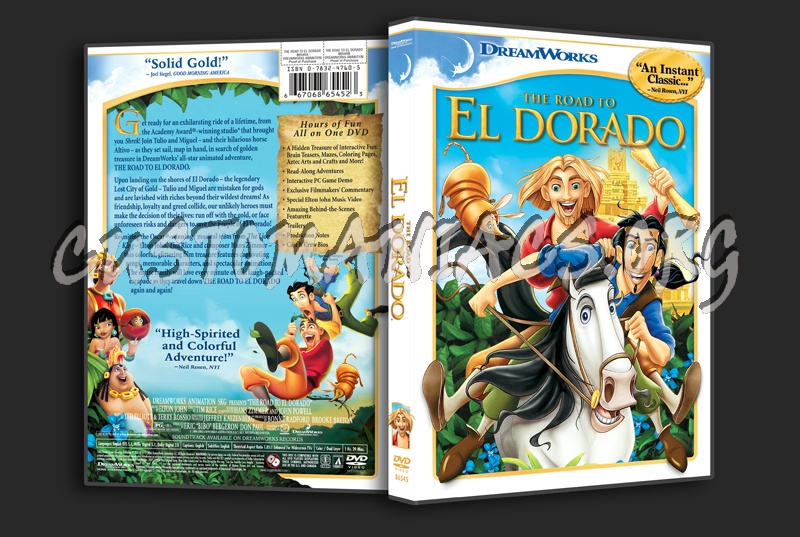 The Road to El Dorado dvd cover