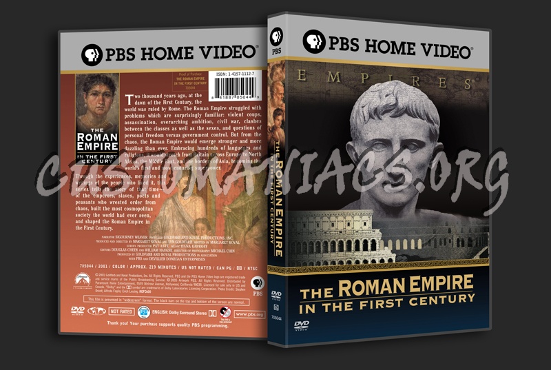The Roman Empire in the First Century dvd cover