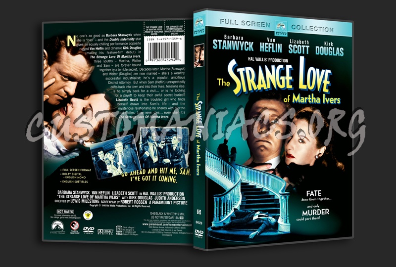 The Strange Love of Martha Ivers dvd cover