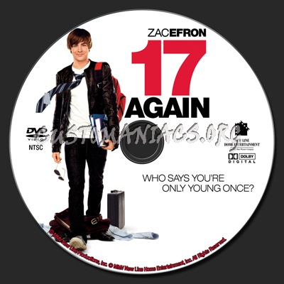 17 Again dvd label