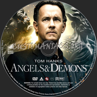 Angels & Demons dvd label