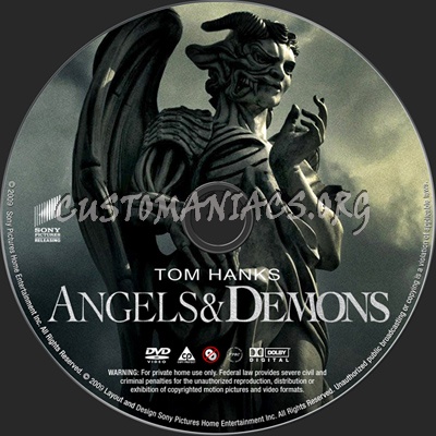 Angels & Demons dvd label