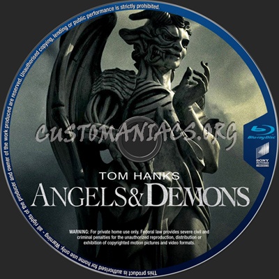 Angels & Demons blu-ray label