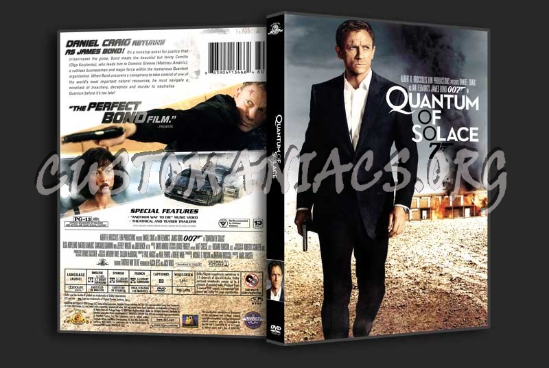 Quantum of Solace dvd cover