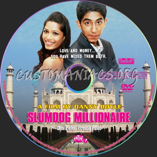 Slumdog Millionaire dvd label
