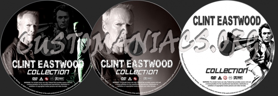 Clint Eastwood Collection dvd label