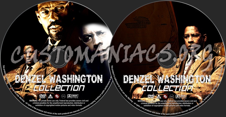 Denzel Washington Collection dvd label