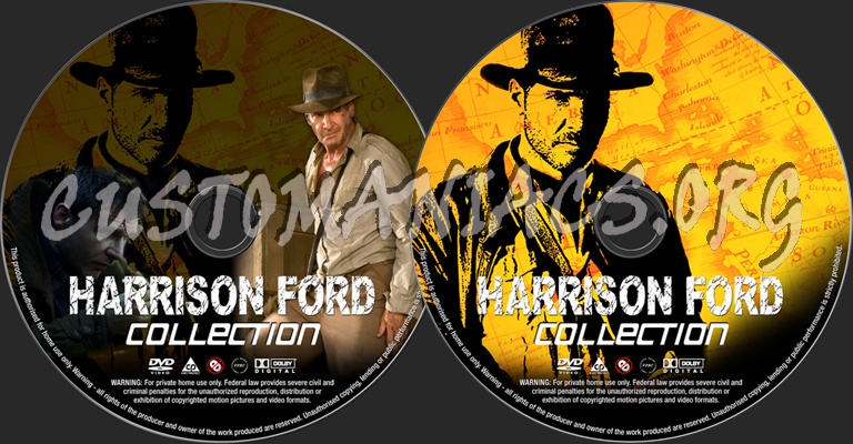 Harrison Ford Collection dvd label
