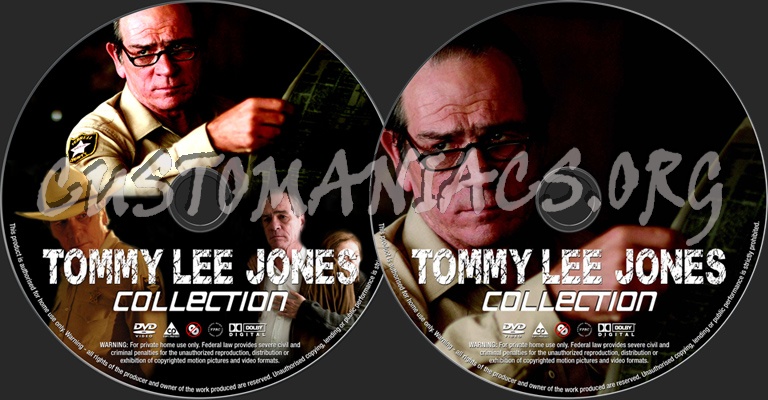 Tommy Lee Jones dvd label