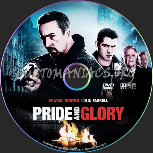 Pride and Glory dvd label
