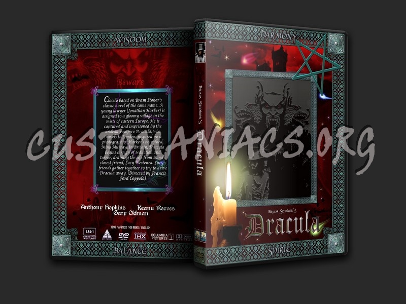 Bram Stoker's Dracula dvd cover