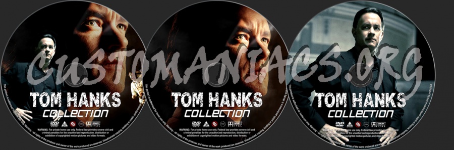 Tom Hanks Collection dvd label