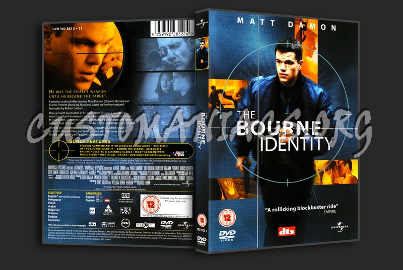 The Bourne Identity dvd cover