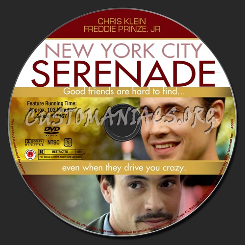 New York City Serenade dvd label