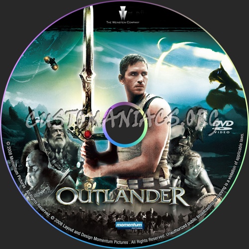 Outlander dvd label