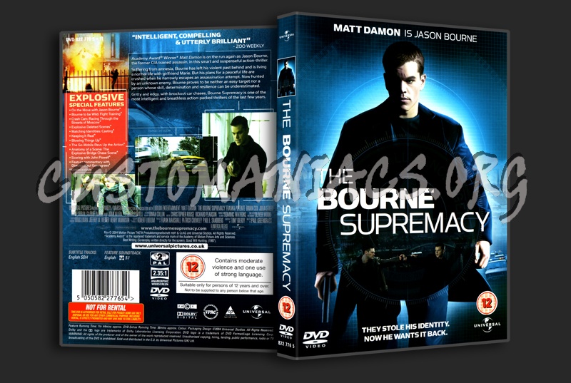 The Bourne Supremacy dvd cover