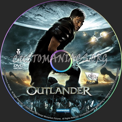 Outlander dvd label