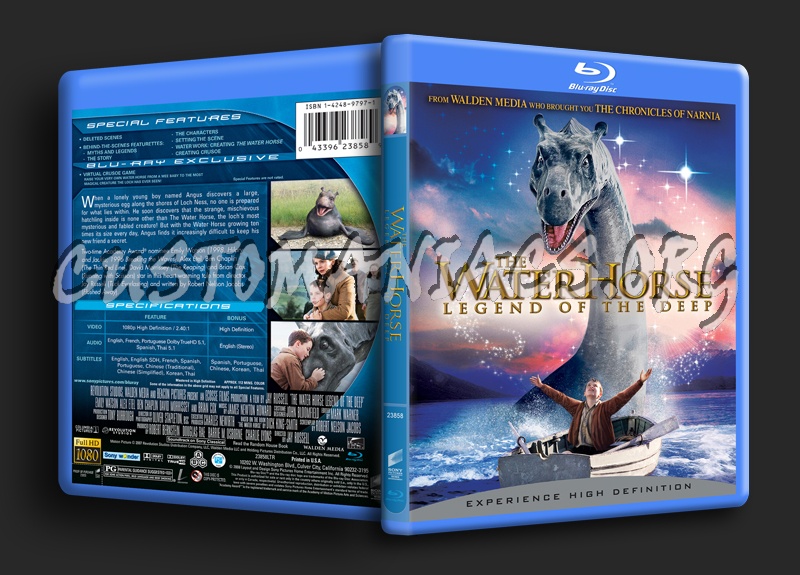 The Water Horse Legend of the Deep blu-ray cover