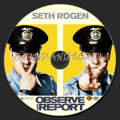 Observe And Report dvd label