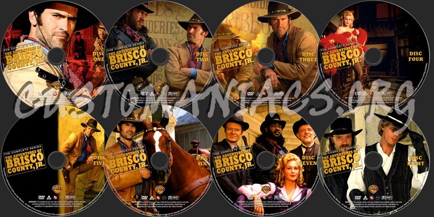 The Adventures of Brisco County Jr. dvd label
