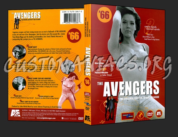 The Avengers 66 Volume 1 dvd cover