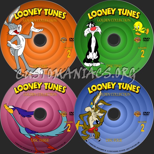 Looney Tunes Golden Collection dvd label