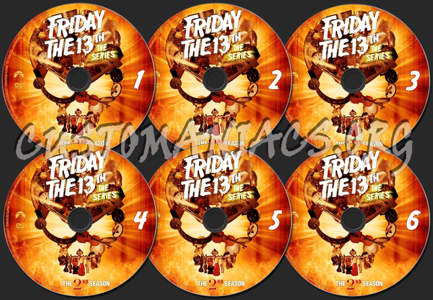 Friday the 13th Season 2 dvd label