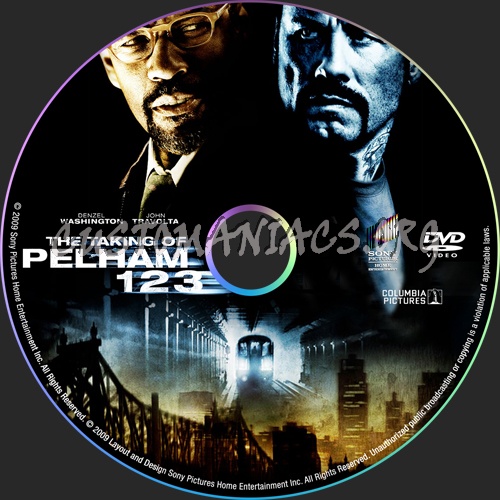 The Taking of Pelham 1 2 3 dvd label