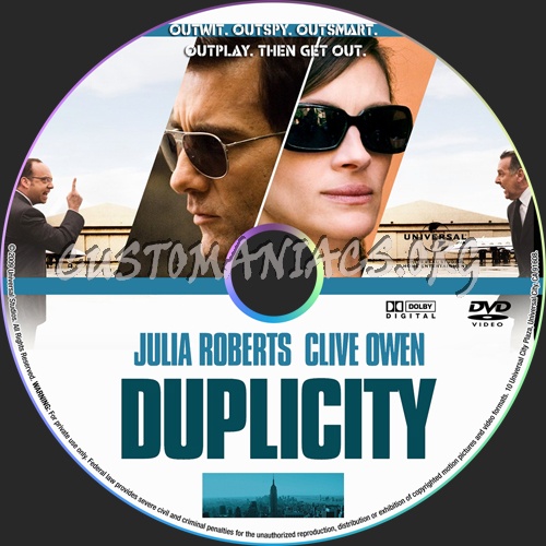 Duplicity dvd label
