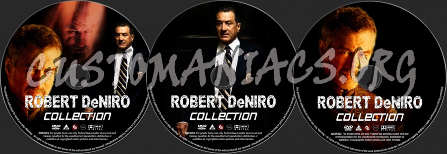 Robert DeNiro Collection dvd label