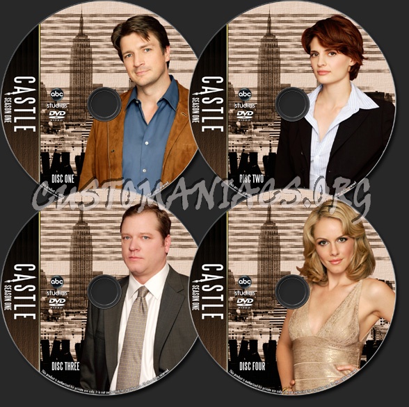 Castle - TV Collection - Season One dvd label